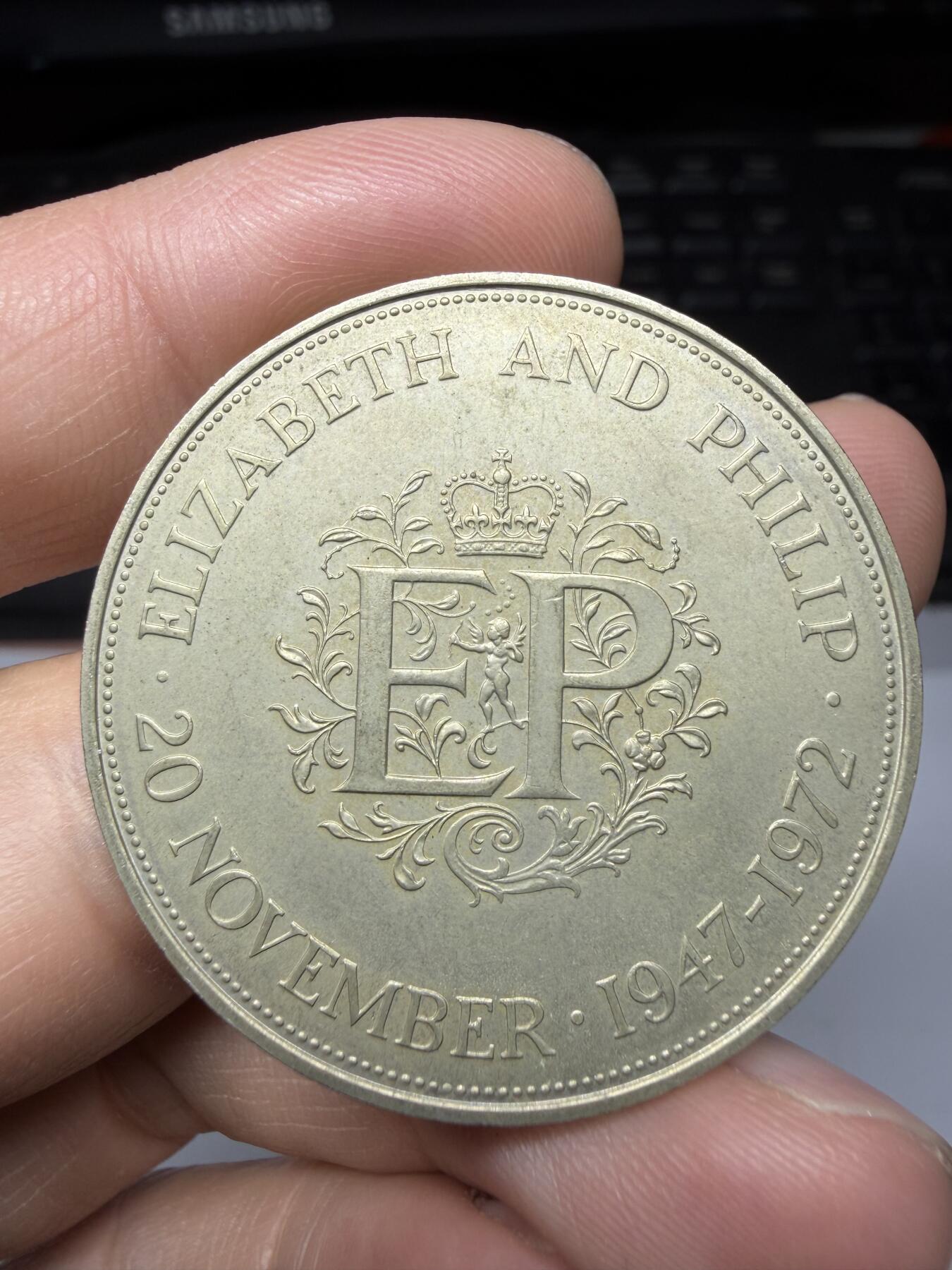 2026年集古藏今外币拍卖第二期-第9场—（总第309拍），可以寄存60天，满160元包邮。 1972年英国克朗纪念币