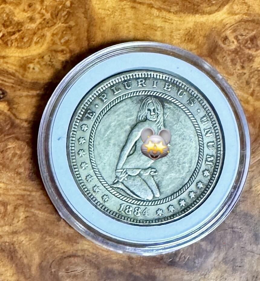 得物收藏 Chase Auction 第36期 - - 外钞、银元、民国钞和人民币混合场！（更新中） 美国风情银币，重23克，含银量70%！23*0.7*20=322！