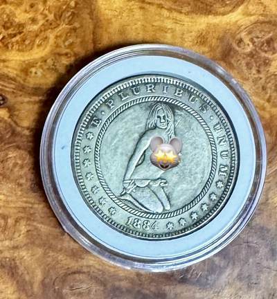 得物收藏 Chase Auction 第36期 - - 外钞、银元、民国钞和人民币混合场！（更新中） - 美国风情银币，重23克，含银量70%！23*0.7*20=322！