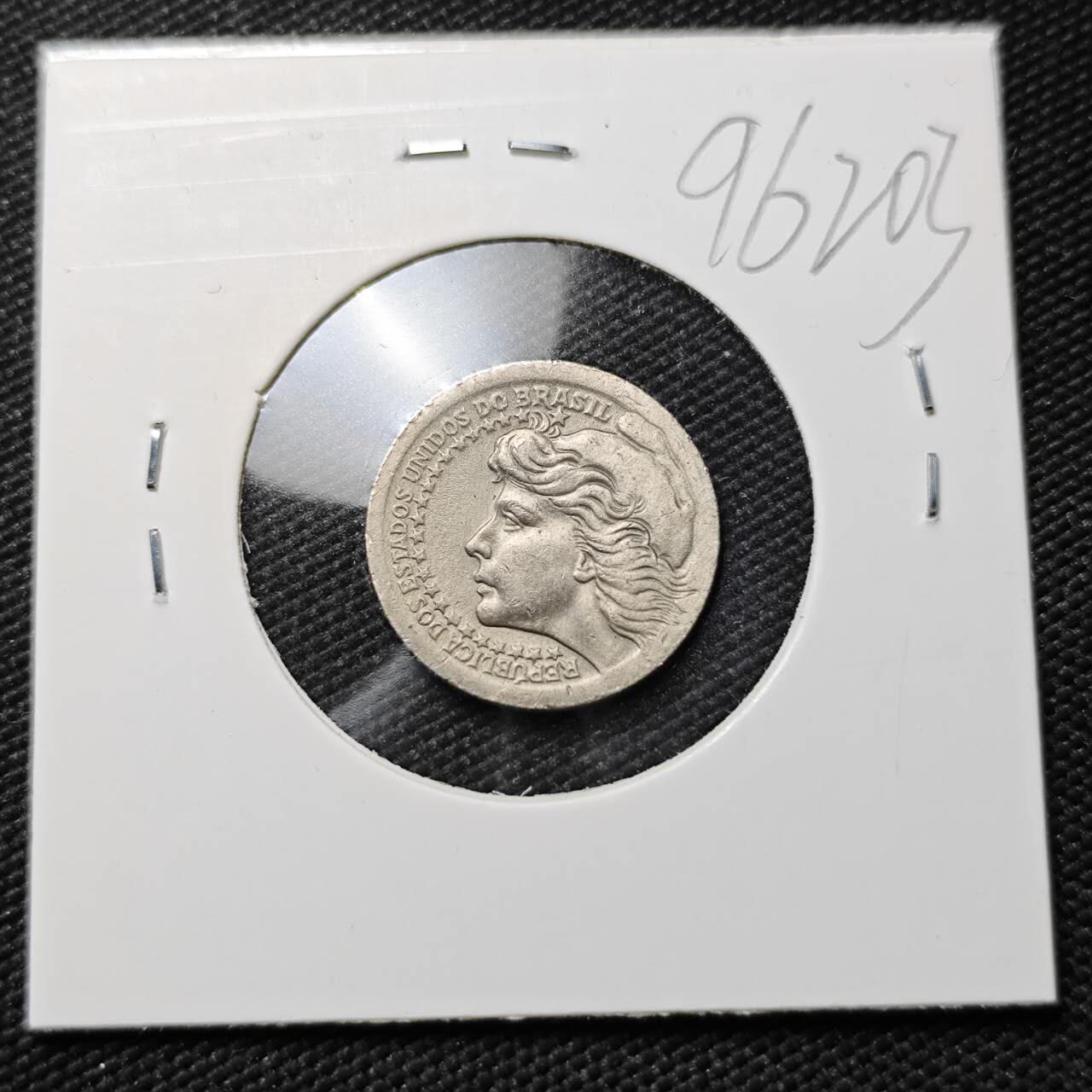 KK钱币收藏小铺  第396期  2月预留时间 周末发货  1965巴西50分