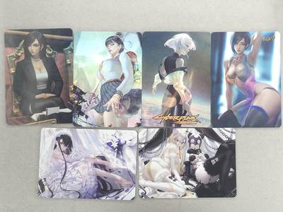 买就送PR！！龙虎卡牌-七六场（满200元包邮，无佣金，每周六结拍，欢迎送拍） - 彩闪6张 动漫女卡