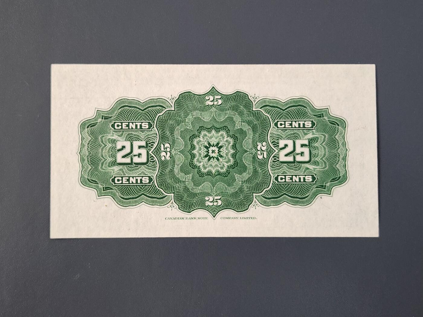 2月27号晚上8点 外国纸币自动截拍第32场 第三版 加拿大25元 1923年 极美品近新