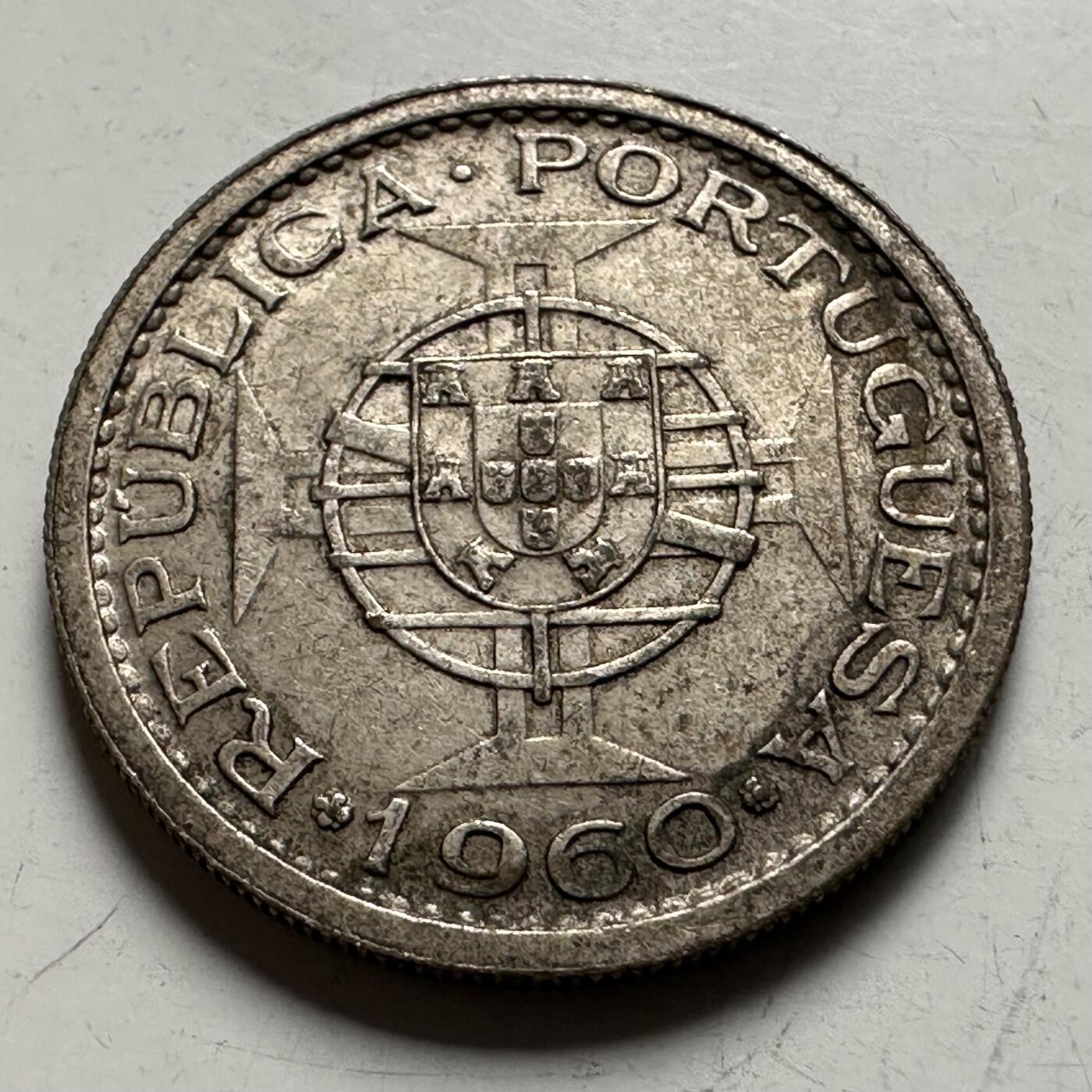 🌹外币初藏🌹🐯2026年第22场  每周二四六晚8️⃣点 接代拍 莫桑比克1960年五埃斯库多银币 4克65%银