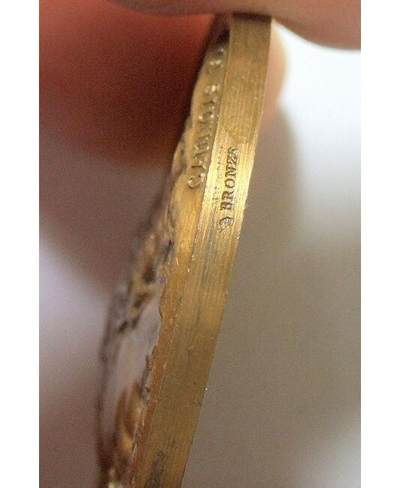 法国1817年 诗人布洛瓦高浮雕精制大铜章 40MM 法国1817年 诗人布洛瓦高浮雕精制大铜章 40MM