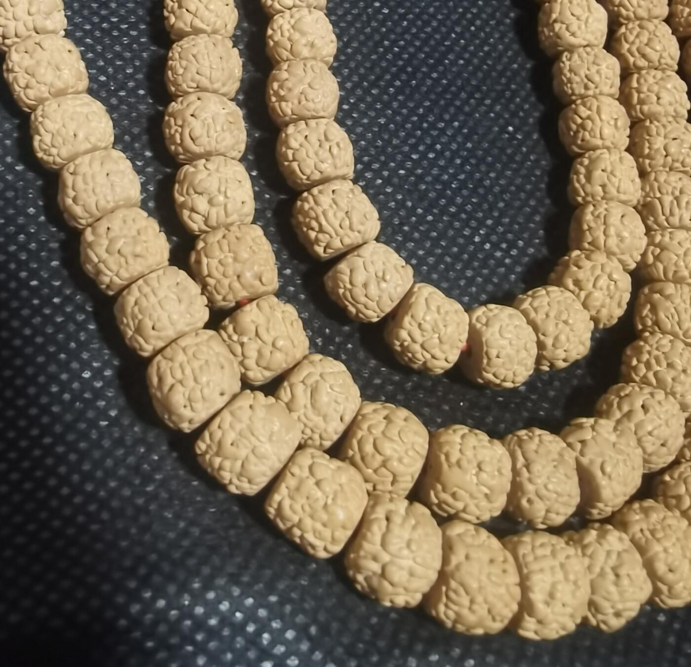 藏式龙鳞纹小金刚念珠全新1串