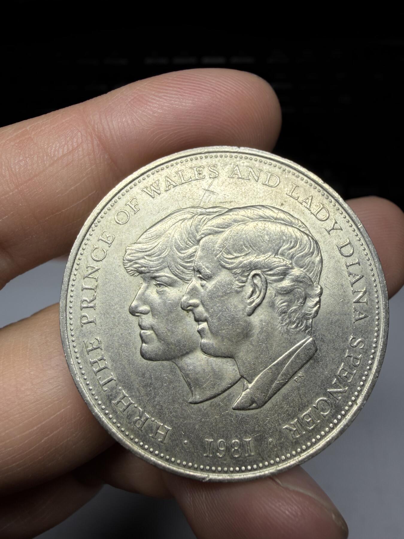 2026年集古藏今外币拍卖第二期-第9场—（总第309拍），可以寄存60天，满160元包邮。 1981年英国克朗纪念币