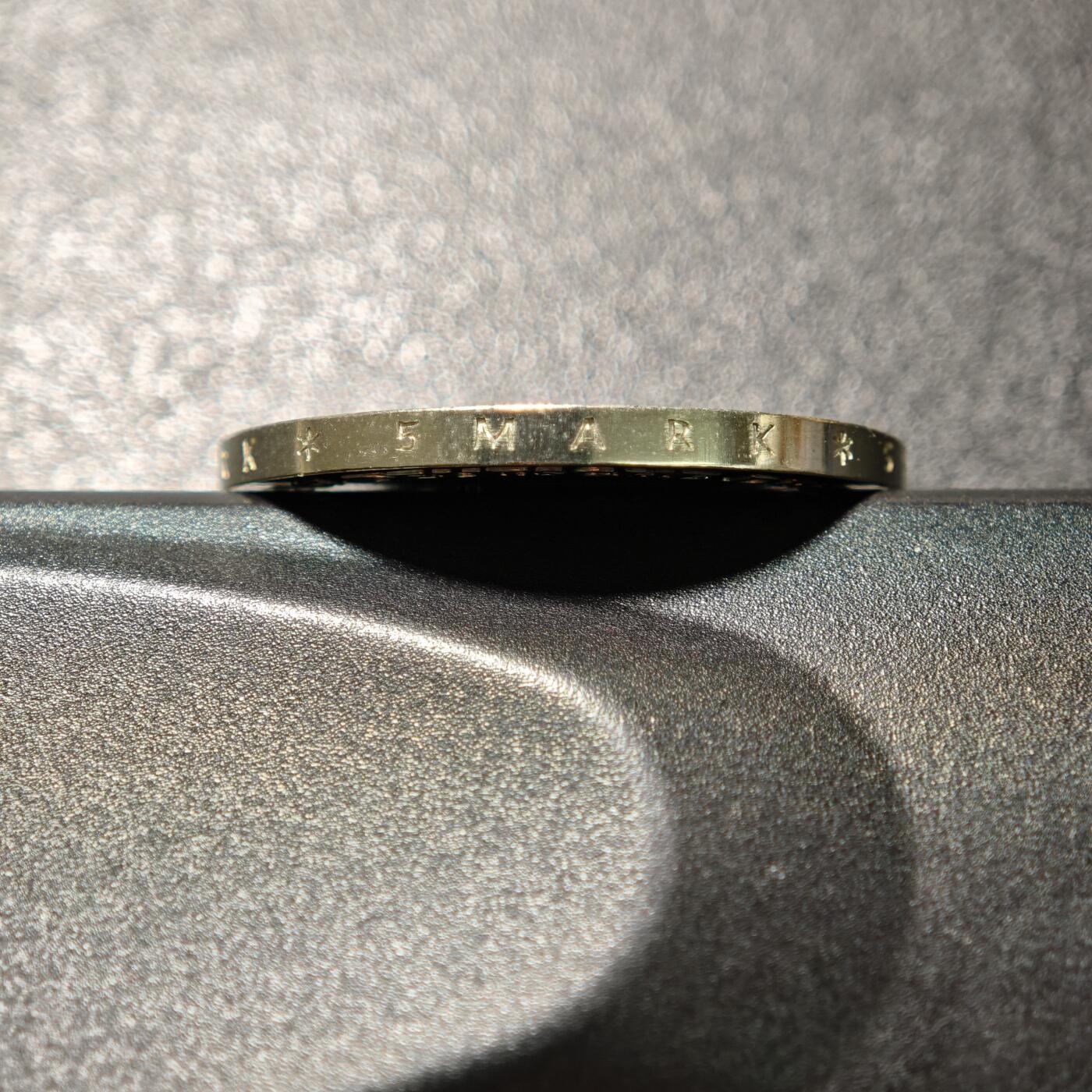 【德藏】世界币章拍卖第167期（拍品征集中~欢迎藏友联系） 1981年 东德雕塑家蒂尔曼·列门施奈德逝世450周年5马克纪念镍币 直径约：29mm；重约：12.2g