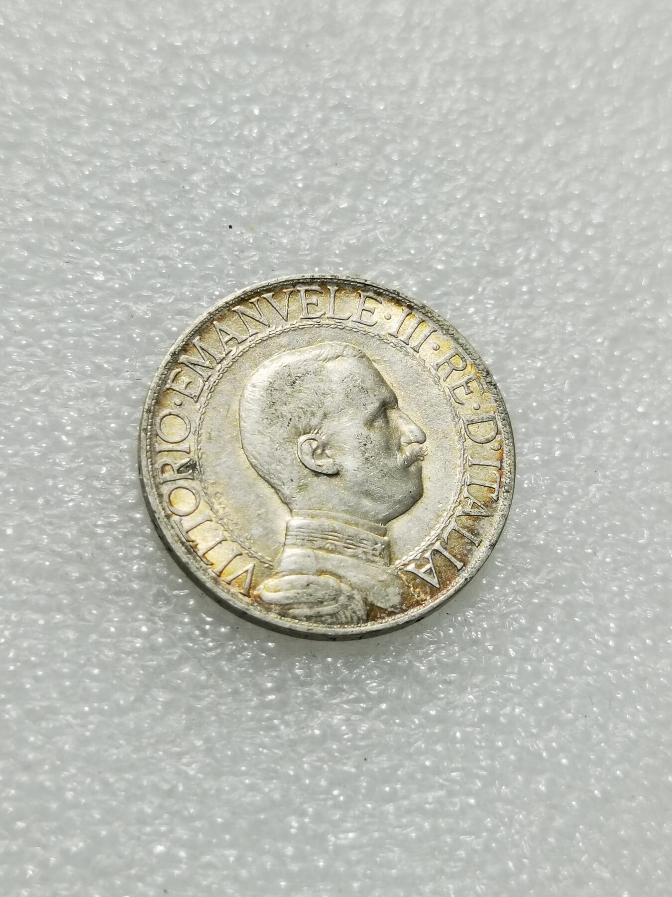 天下钱庄专场欢迎参拍 意大利胜利马车1里拉银币