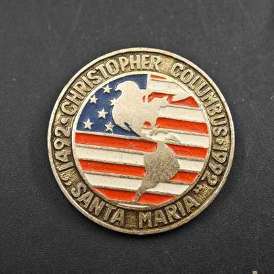 2月新年开工第一场徽章钱币专场 - 哥伦布发现美洲500周年圣玛利亚号纪念章