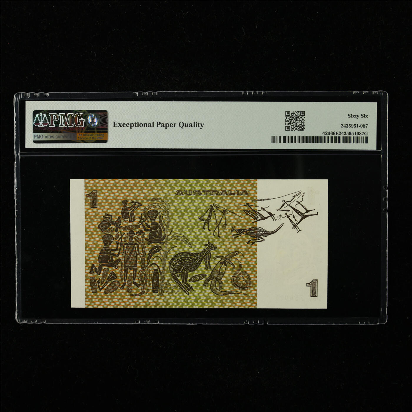 【亘邦集藏】第221期拍卖 1983年 澳大利亚1元 PMG 66EPQ DKF754011