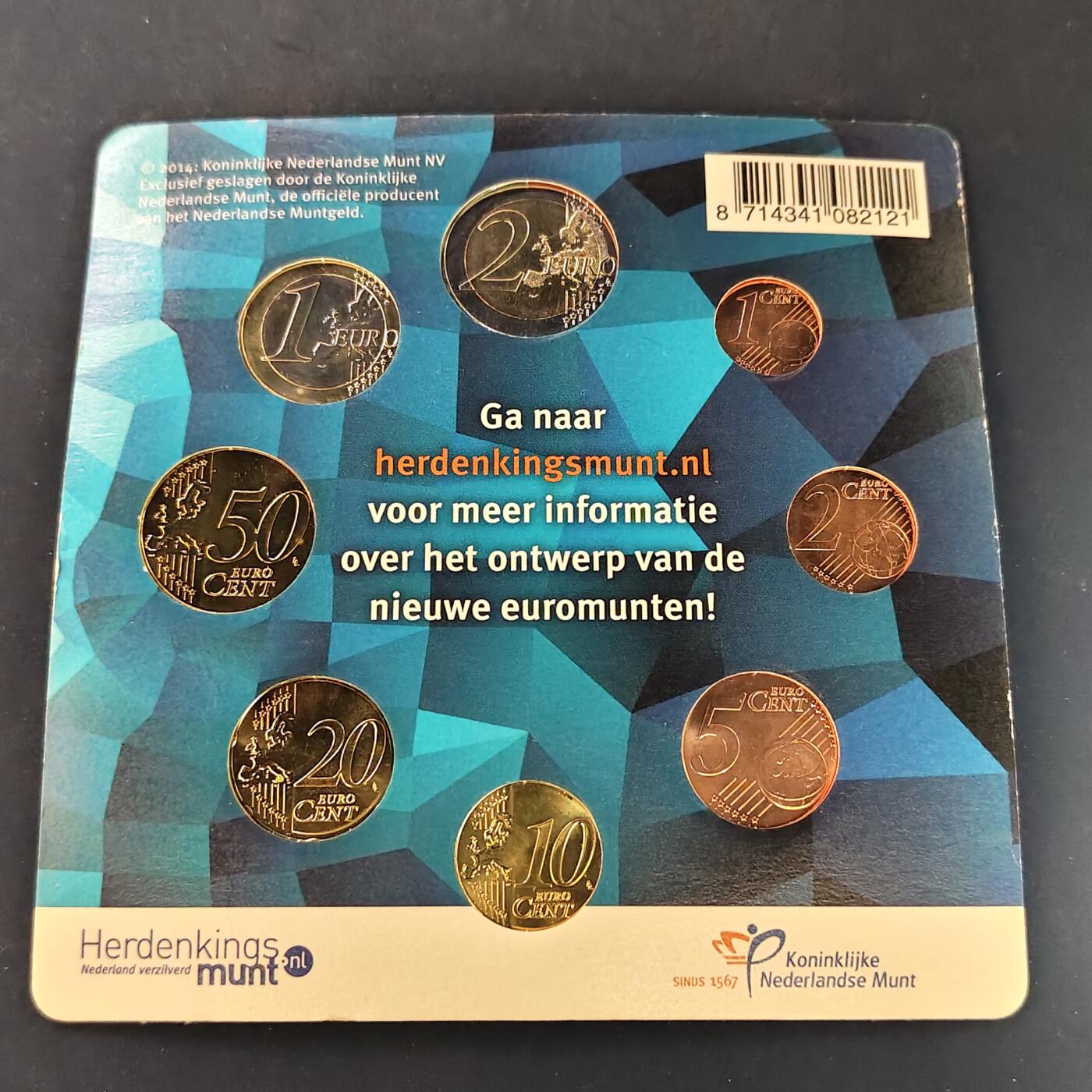 【全场包邮】纯粹捡漏拍506场-持续更新中 荷兰2014年威廉·亚历山大国王登基首年版官方封装欧元套币