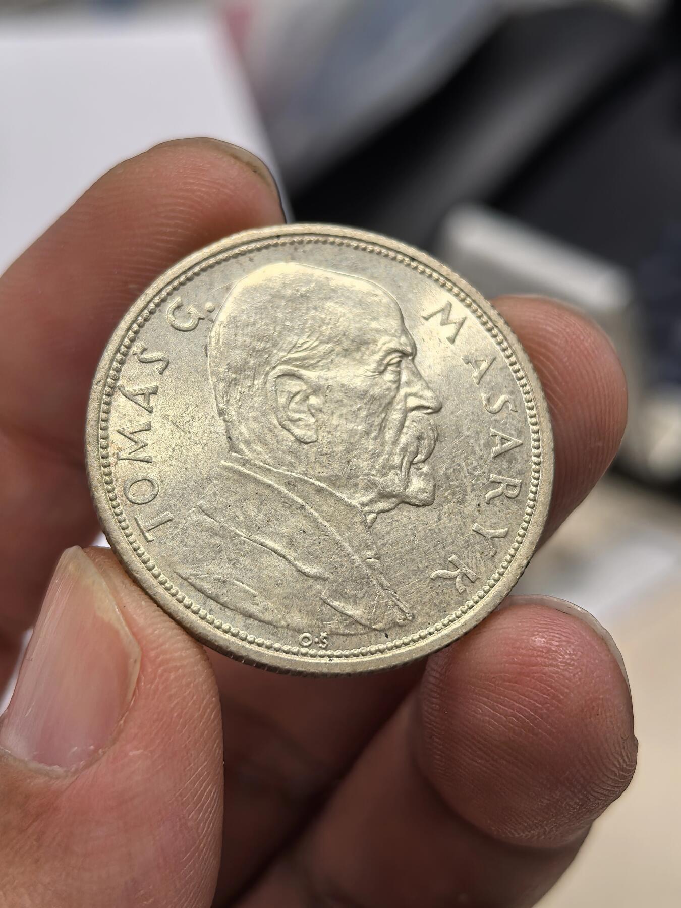 博洋堂世界钱币拍卖第162期（全场包邮） 捷克斯洛伐克1928年独立10周年10克朗纪念银币