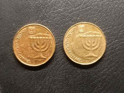 荟藏特别场次第五期——“社长的钢镚堆” 以色列10阿高洛硬币批量两枚