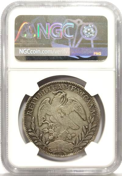 博洋堂世界钱币拍卖第162期（全场包邮） NGC XF 墨西哥1831ZS OV版早期花边鹰洋 原味