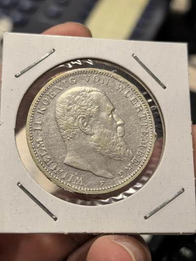 博洋堂世界钱币拍卖第162期（全场包邮） - 德国符腾堡1909年3马克银币