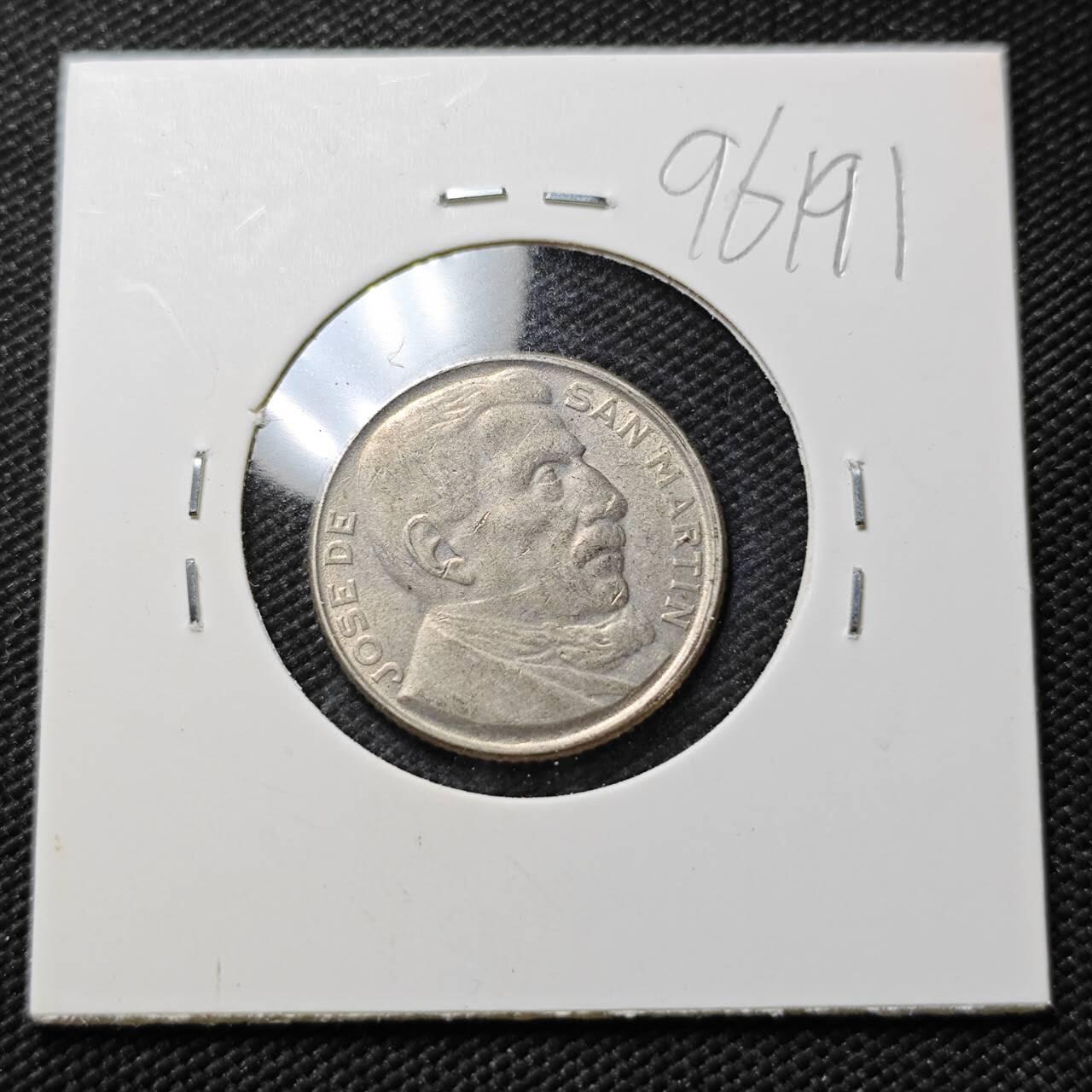 KK钱币收藏小铺  第396期  2月预留时间 周末发货  阿根廷20分纪念币