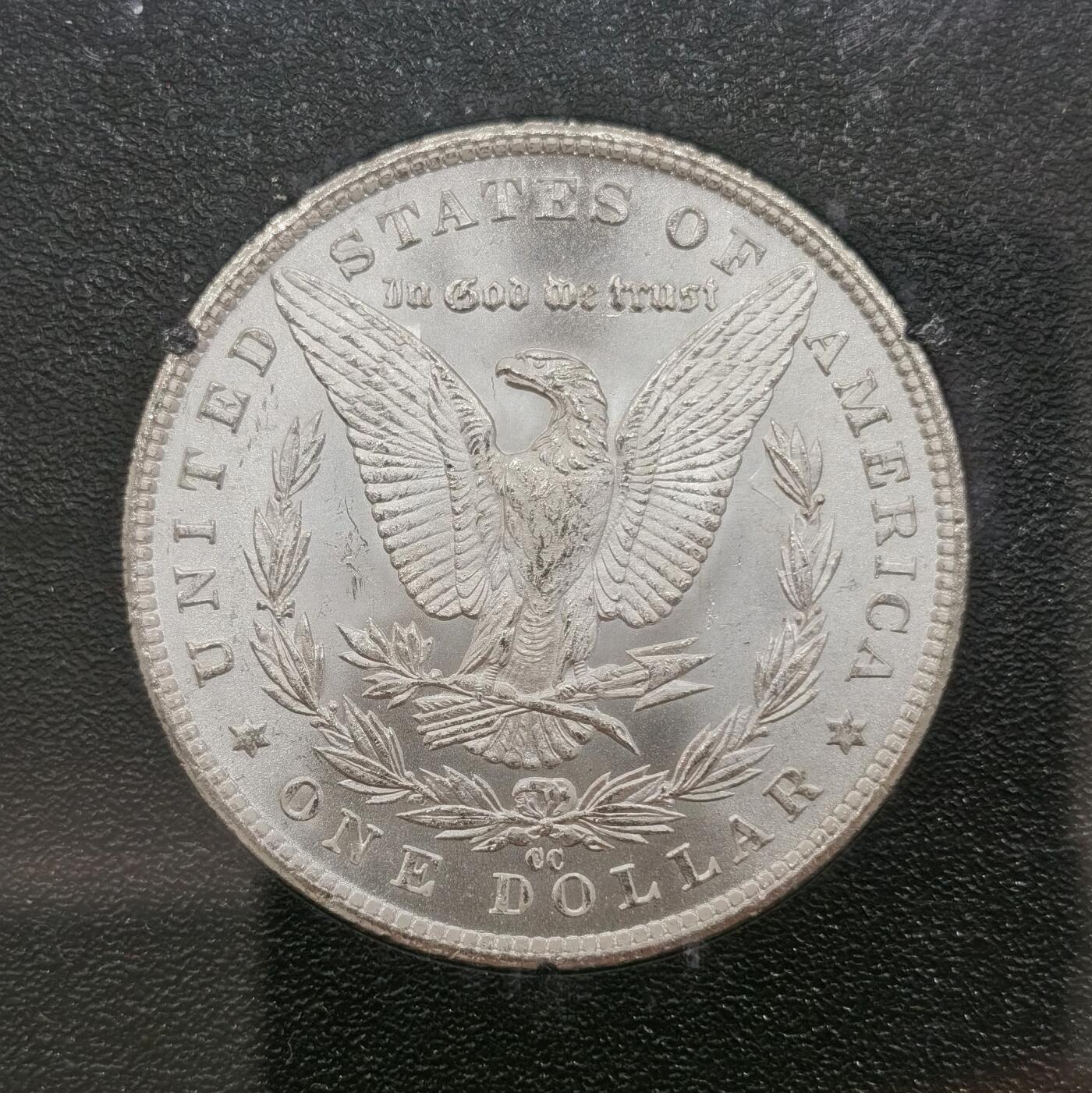 博洋堂世界钱币拍卖第162期（全场包邮） NGC MS66 美国1882 CC 摩根 稀有卡森厂 GSA绝版大封装 麦稀奇所见最高分 车轮转光 铸打精细 霜感十足 不可错过的毕业级藏品