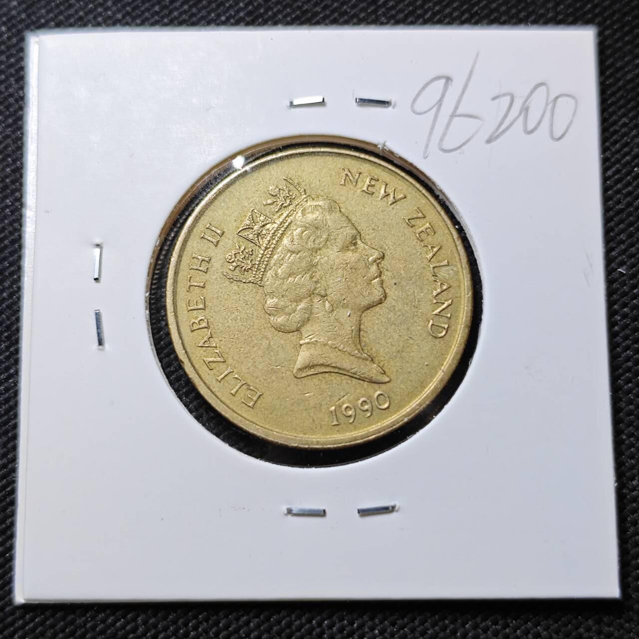 KK钱币收藏小铺  第396期  2月预留时间 周末发货  新西兰2元