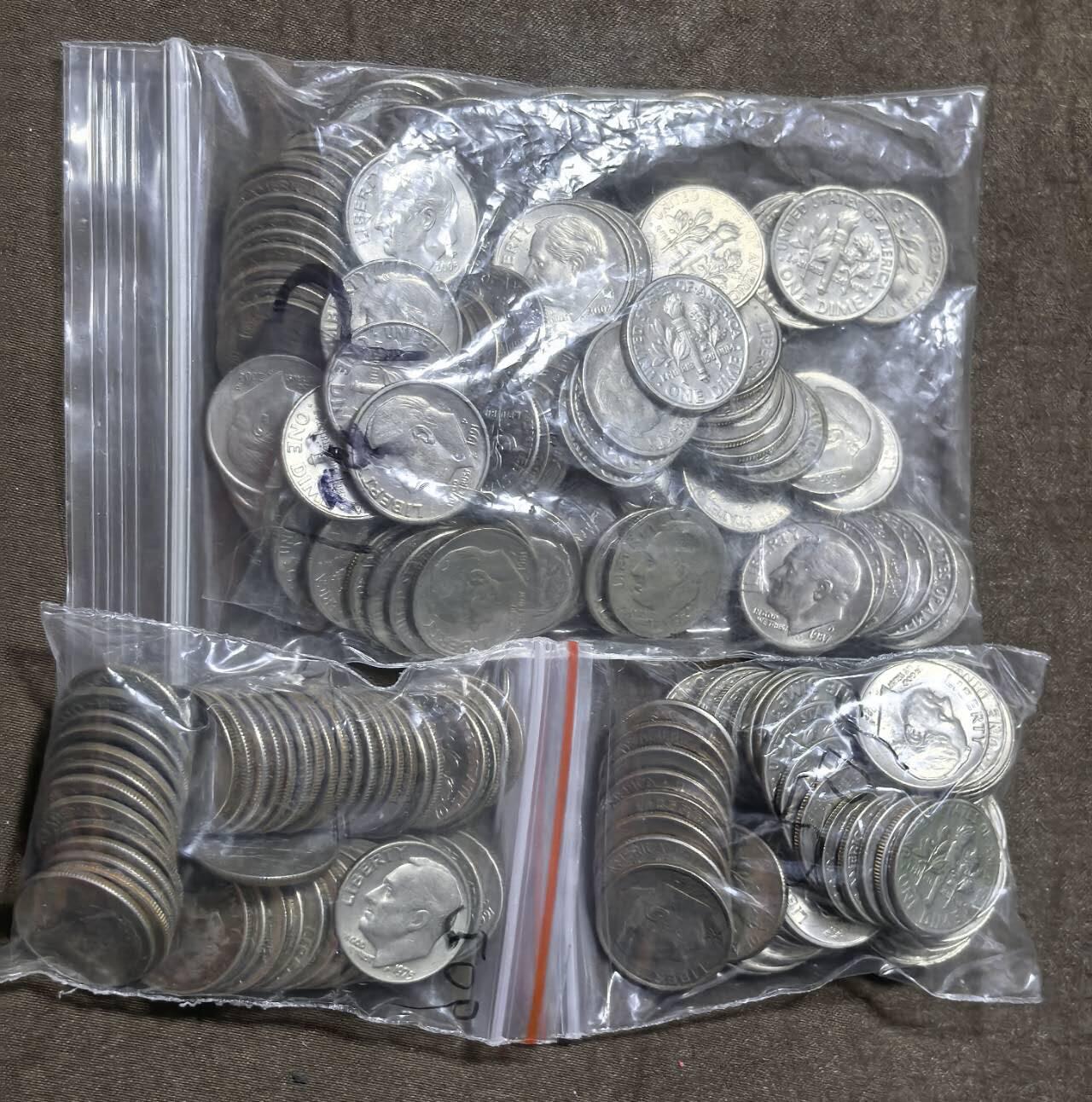 北京马甸外国币专卖第148期，外国币，中国早期纪念币专场，陆续上拍，欢迎关注 10美分200枚，流通品