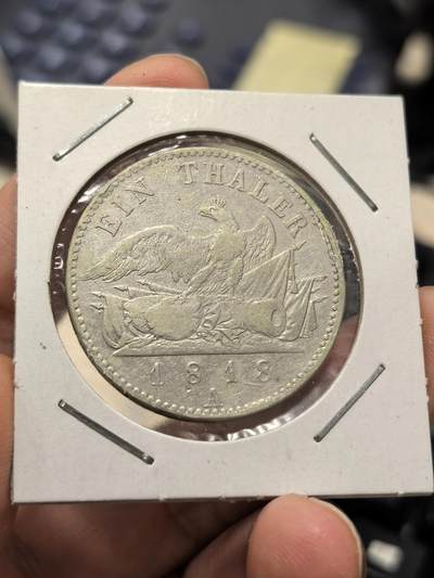 博洋堂世界钱币拍卖第162期（全场包邮） 德国普鲁士1818年1泰勒银币