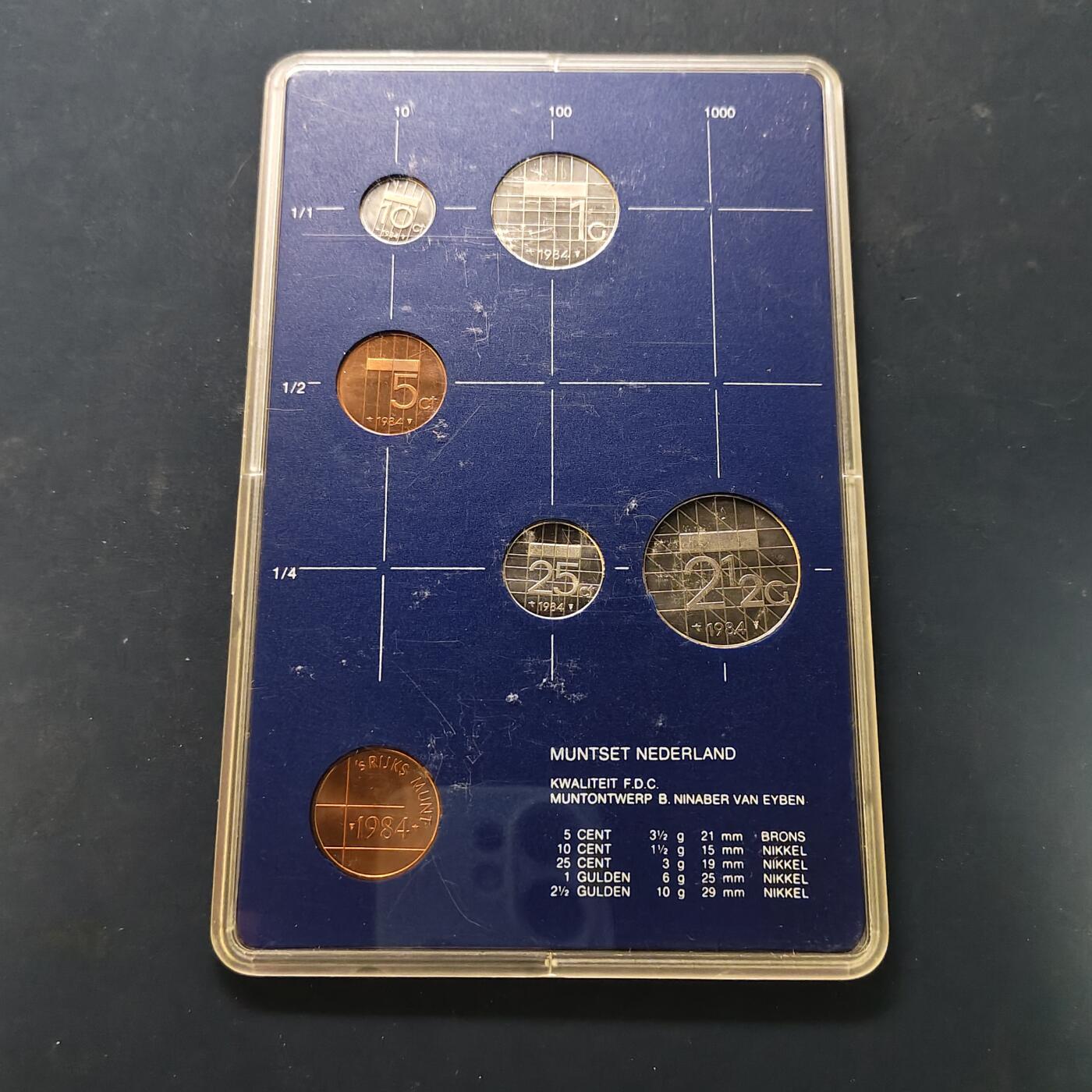 【全场包邮】纯粹捡漏拍506场-持续更新中 荷兰1983-1986年官方封装套币4套