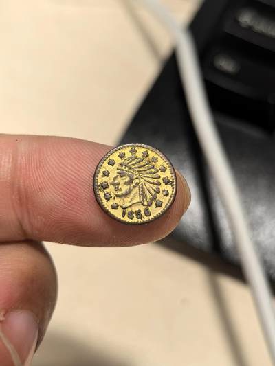 博洋堂世界钱币拍卖第162期（全场包邮） - 美国1856（币面）加州淘金纪念代币