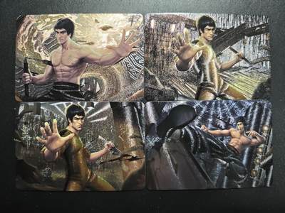 天玑星卡拍第173期《2.26周四截拍》持续收拍收评中 满赠卡需备注 - 李小龙 粗闪 四张 自制卡