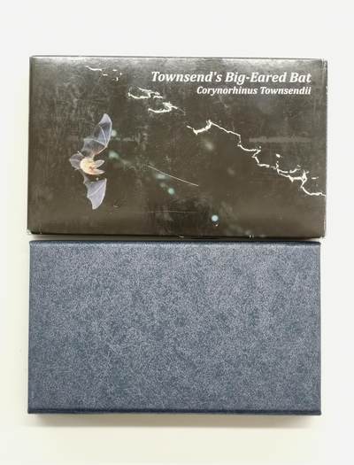 博洋堂世界钱币拍卖第162期（全场包邮） 帕劳2016年10元镶彩色玻璃精制银币 汤氏大耳蝠‌ 50克999银 发行量：999 盒证全