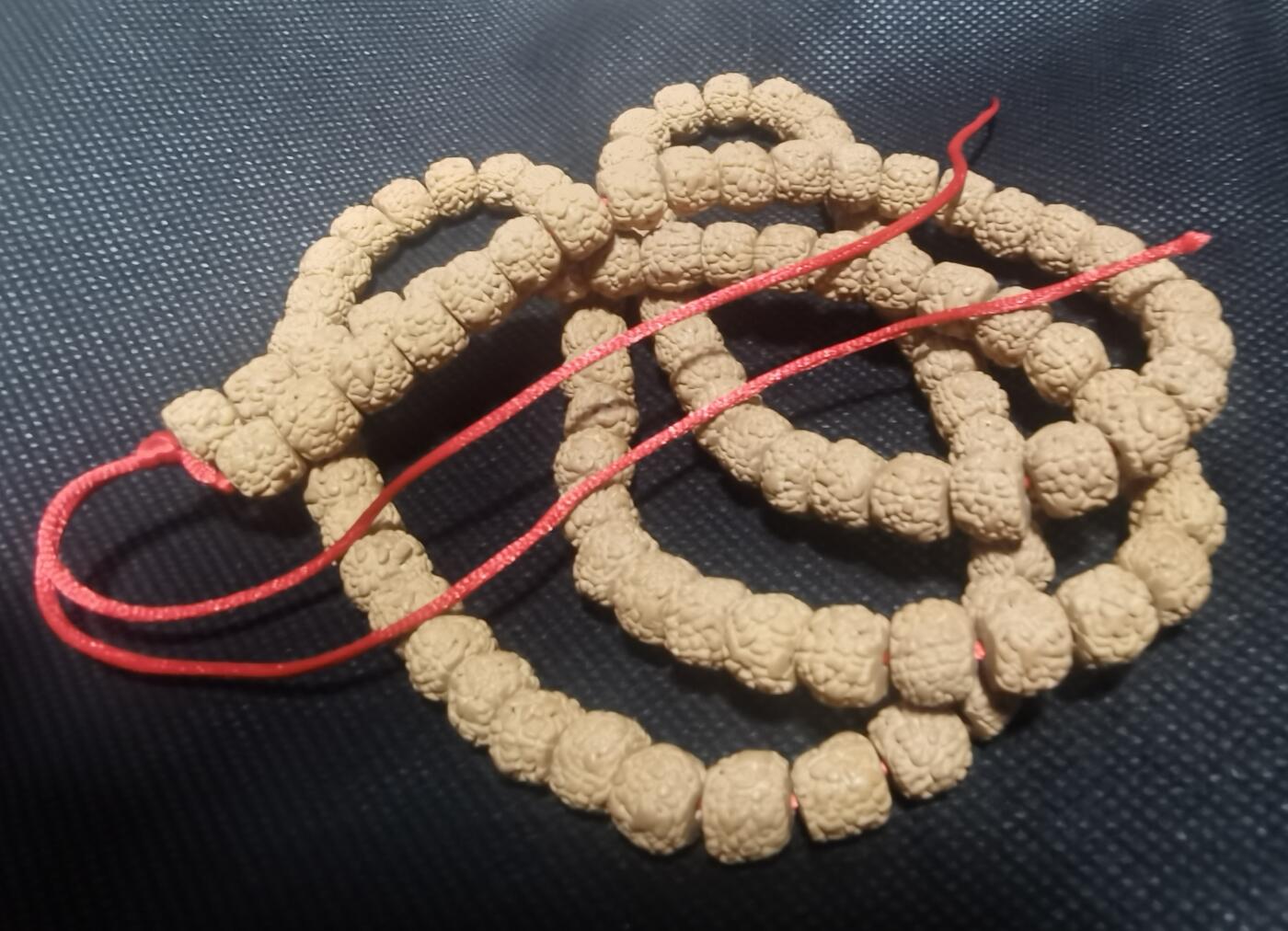 藏式龙鳞纹小金刚念珠全新1串