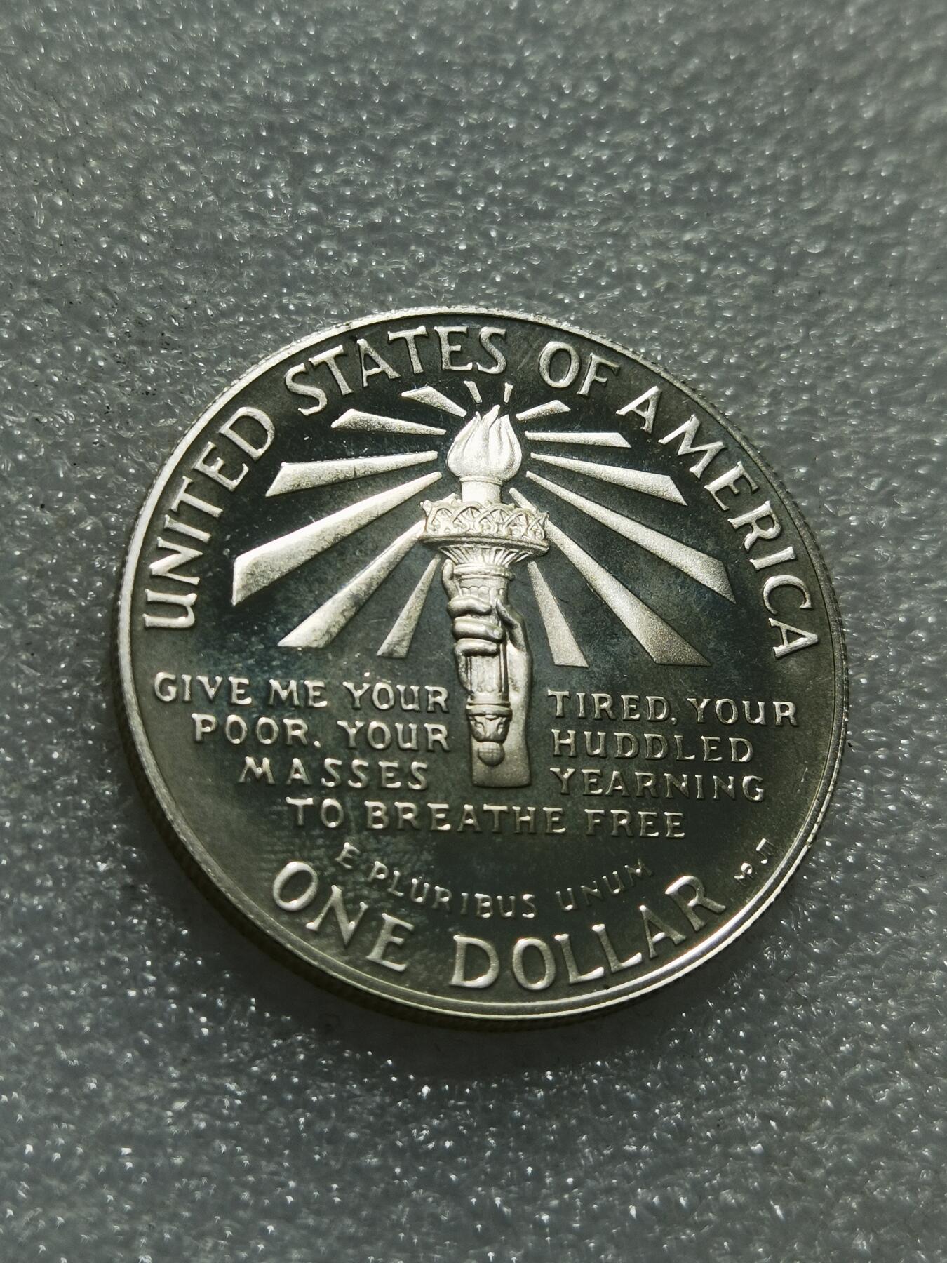 天下钱庄专场欢迎参拍 美国自由女神像一美元银币