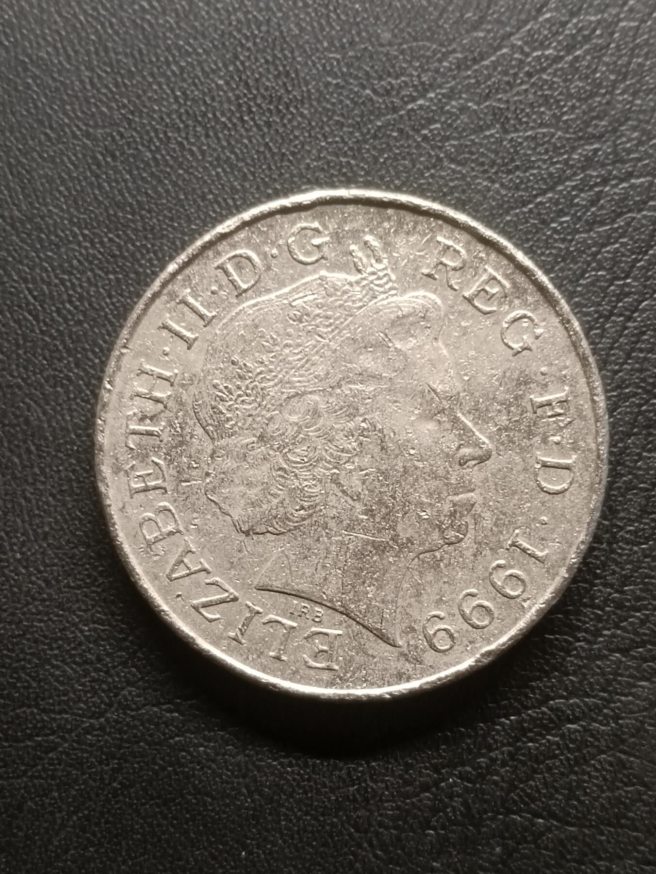 荟藏特别场次第三期——“社长的钢蹦堆” 英国1999年戴安娜王妃5镑白铜纪念币