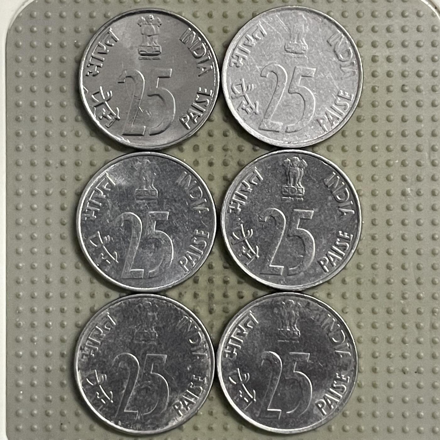 2026年第28场各国散币拍卖（总第178场） 印度25派沙6枚