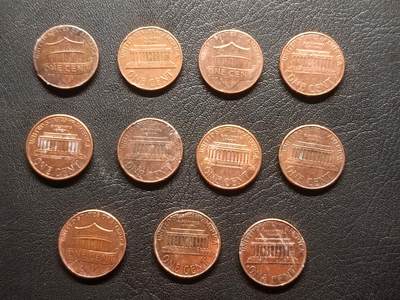 荟藏特别场次第三期——“社长的钢蹦堆” - 美国1分批量11枚