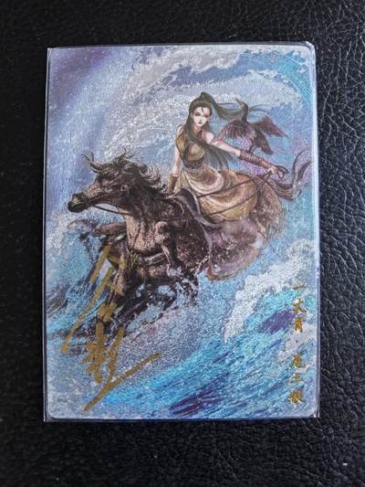 阳大大卡牌拍卖第102期（持续收拍品，周六晚上九点截拍，进群福利早知道） - 【亲签31号三娘】卡德曼 忠义水浒 谷粒三娘 限编107/108