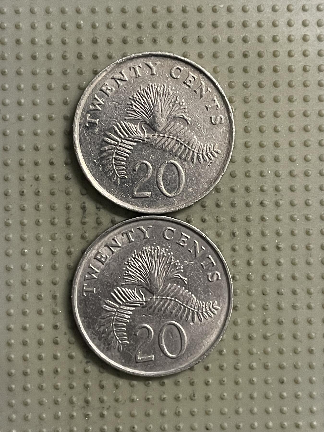 2026年第28场各国散币拍卖（总第178场） 新加坡高盾版20分2枚