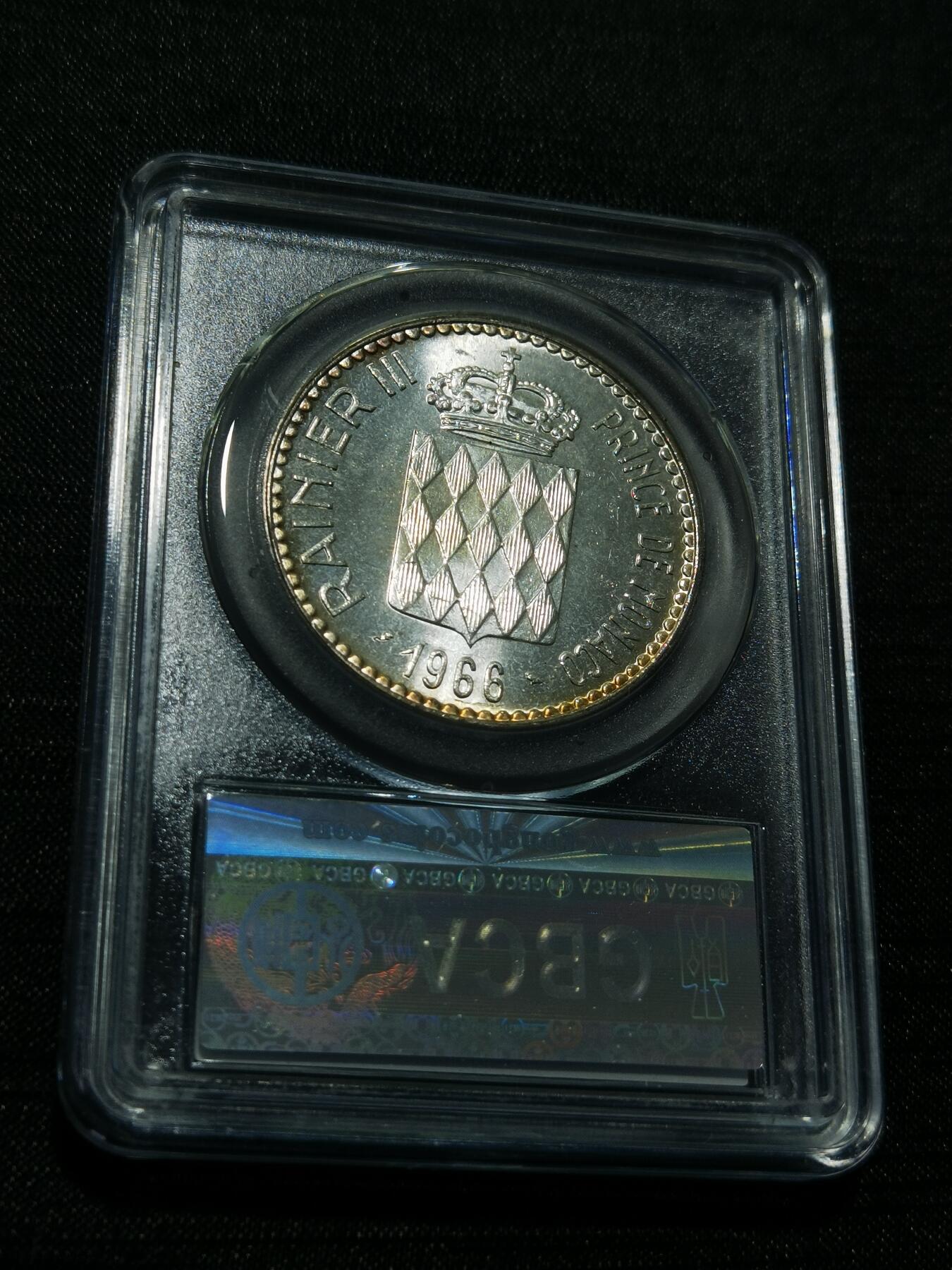 天下钱庄专场欢迎参拍 摩纳哥10法郎银币