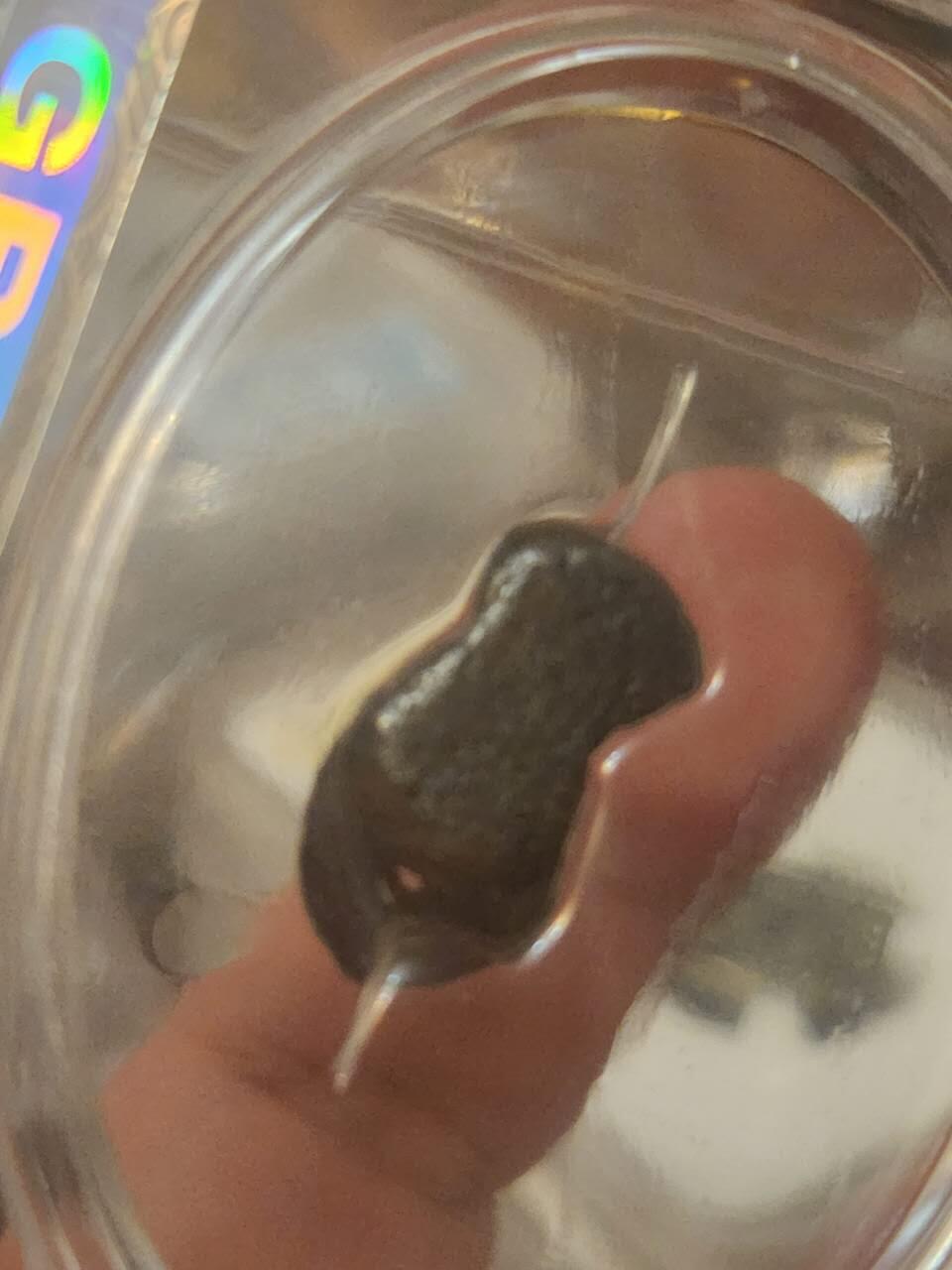 清代小银锭3.3克，公博AU50碎银两，评级币开放式盒子，把玩精品。