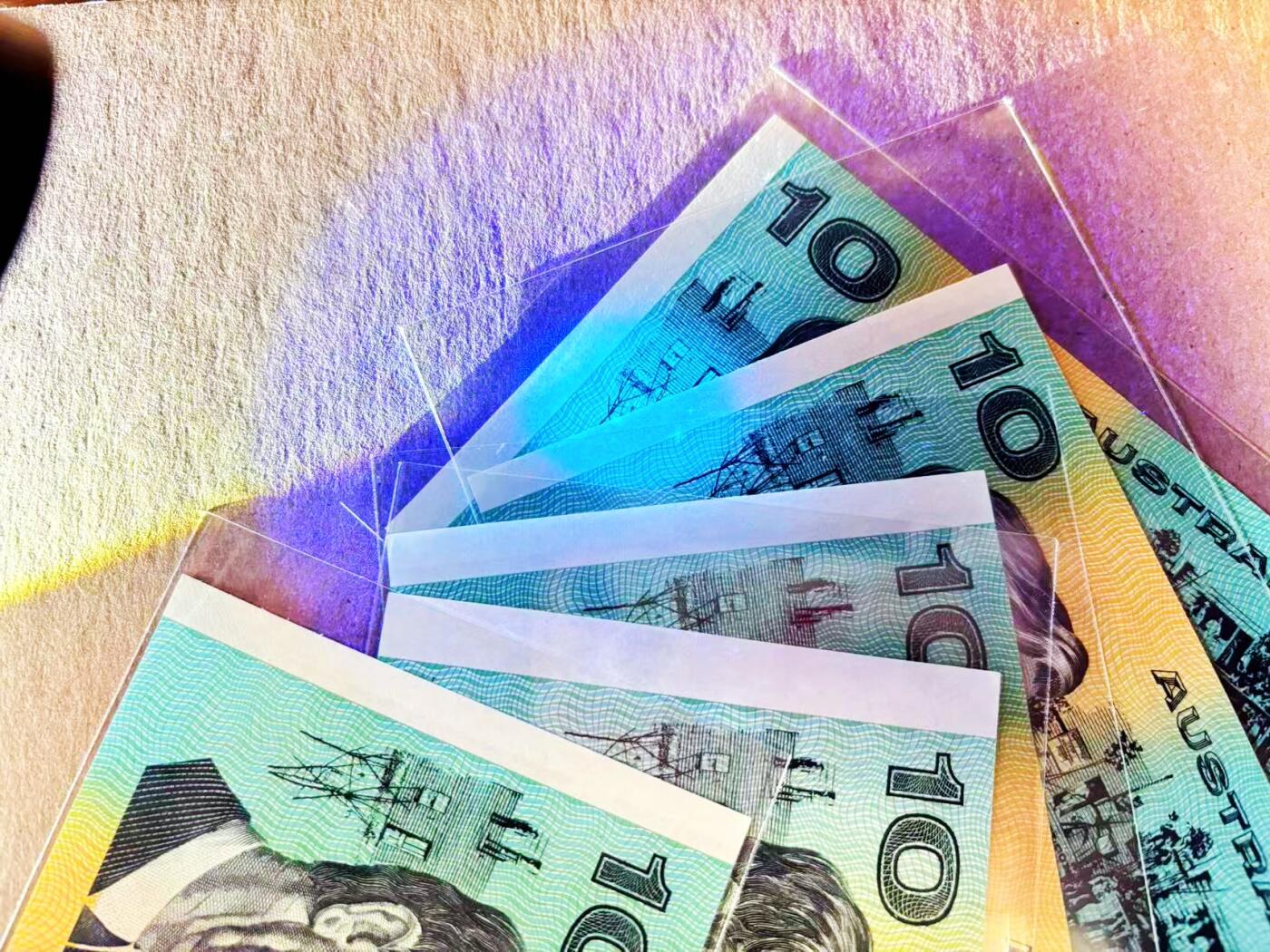 【Blue Auction】世界纸币精拍第788期——18级TOP拍卖/信誉/品质/专业/高效💫 【一组5张 含无47 多种签名】澳大利亚 10元 UNC/UNC-