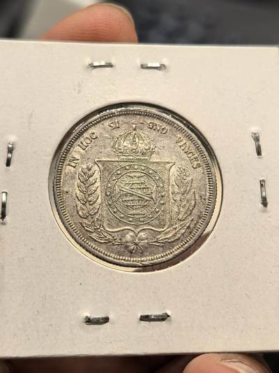 博洋堂世界钱币拍卖第162期（全场包邮） - 巴西1855年500R银币