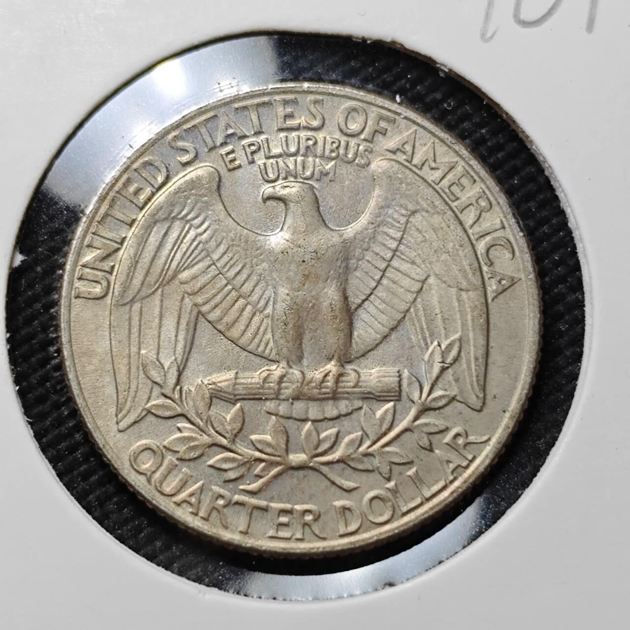 KK钱币收藏小铺  第396期  2月预留时间 周末发货  1990美国25分