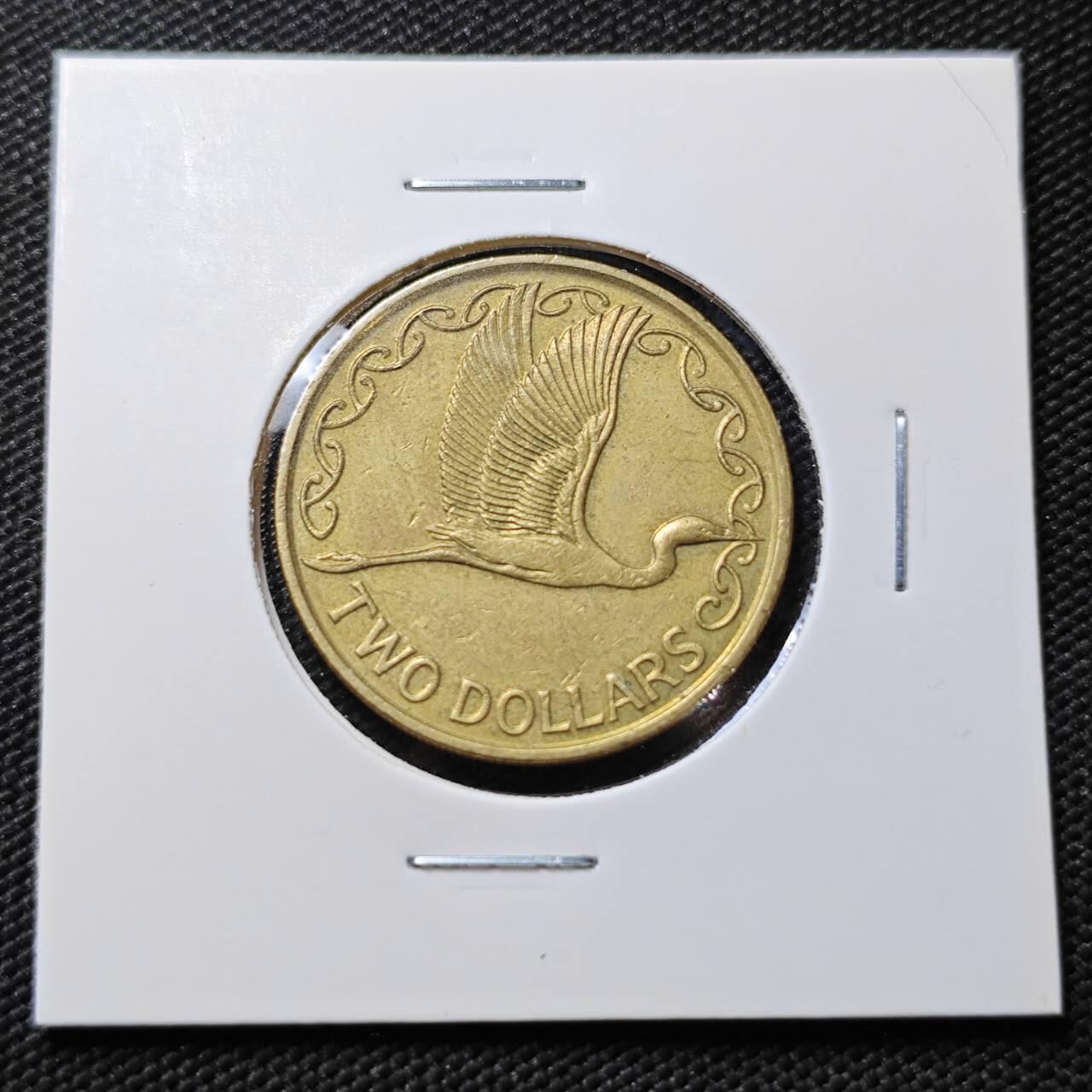 KK钱币收藏小铺  第396期  2月预留时间 周末发货  新西兰2元