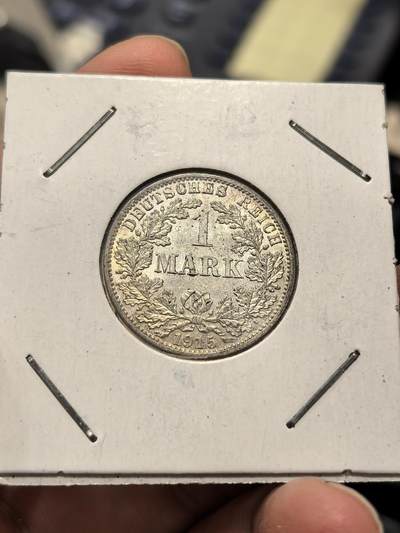 博洋堂世界钱币拍卖第162期（全场包邮） 德国1915A1马克银币