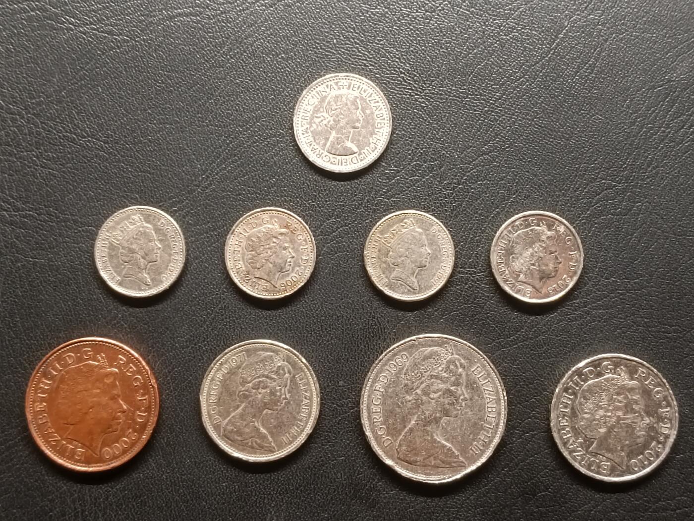 荟藏特别场次第三期——“社长的钢蹦堆” 英国硬币九枚