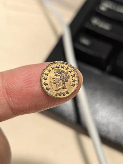 博洋堂世界钱币拍卖第162期（全场包邮） - 美国1856（币面）加州淘金纪念代币