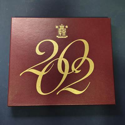 【全场包邮】纯粹捡漏拍507场-持续更新中 - 英国2002年官方精制套币-盒证全-含5镑女王登基50周年精制纪念币