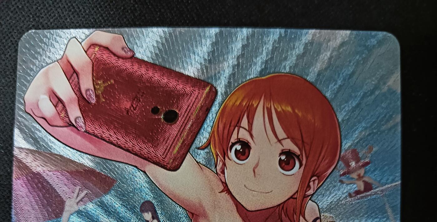 花开卡拍第61期（3月7号周六截拍，品控勿拍!!!拍品不寄存，运费5元（新疆需补运费差价或顺丰到付），自制卡难免瑕疵，可能存在轻微撞角爆边等出厂瑕疵，品控介意勿拍！） 砖家卡牌 满赠 海贼王 娜美 艺术版 一张