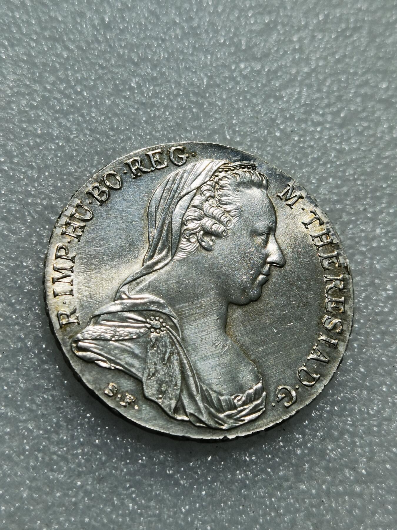 天下钱庄专场欢迎参拍 奥匈帝国大奶妈银币，官方后铸