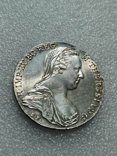 天下钱庄专场欢迎参拍 - 奥匈帝国大奶妈银币，官方后铸