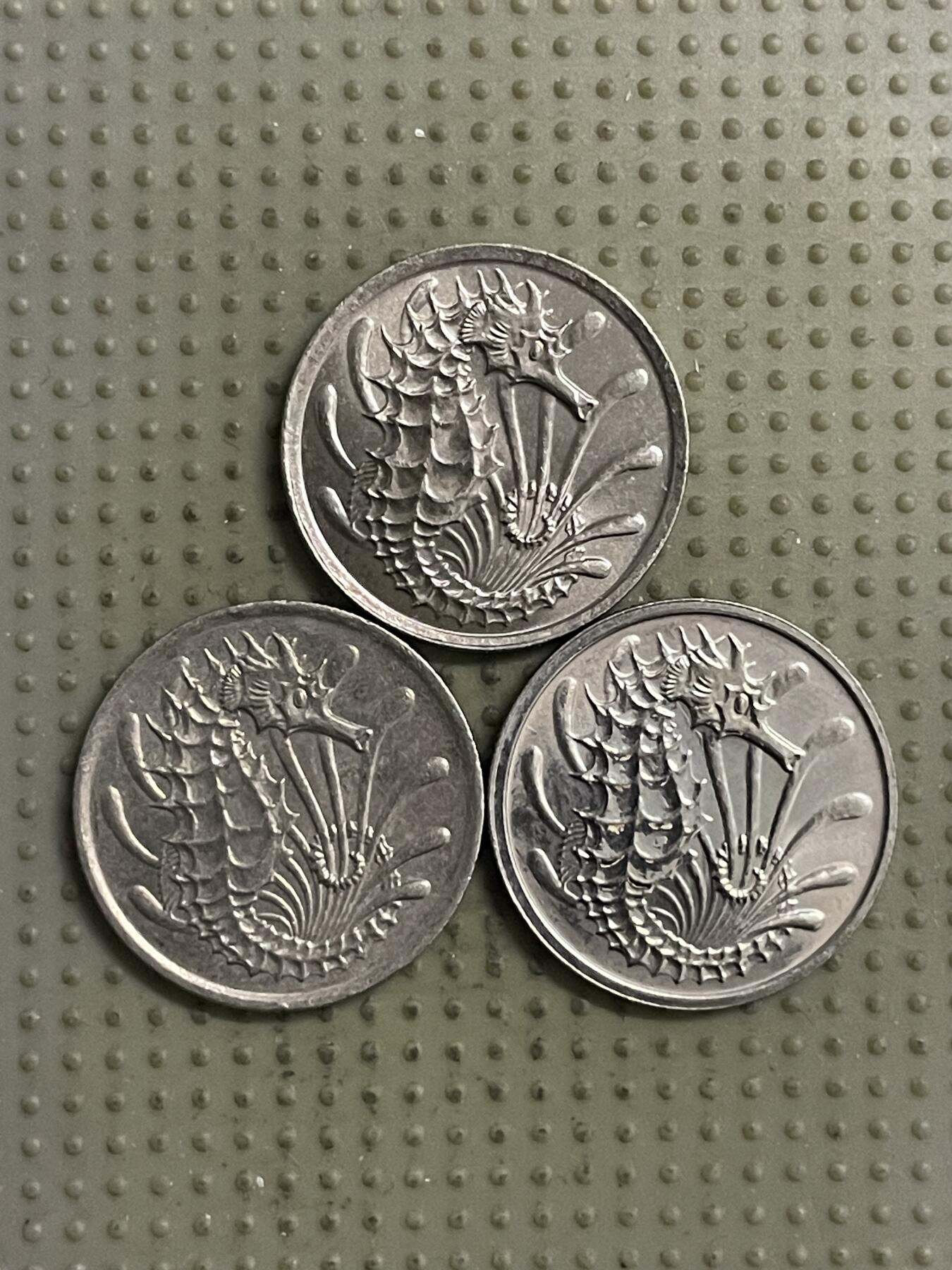 2026年第28场各国散币拍卖（总第178场） 新加坡10分3枚