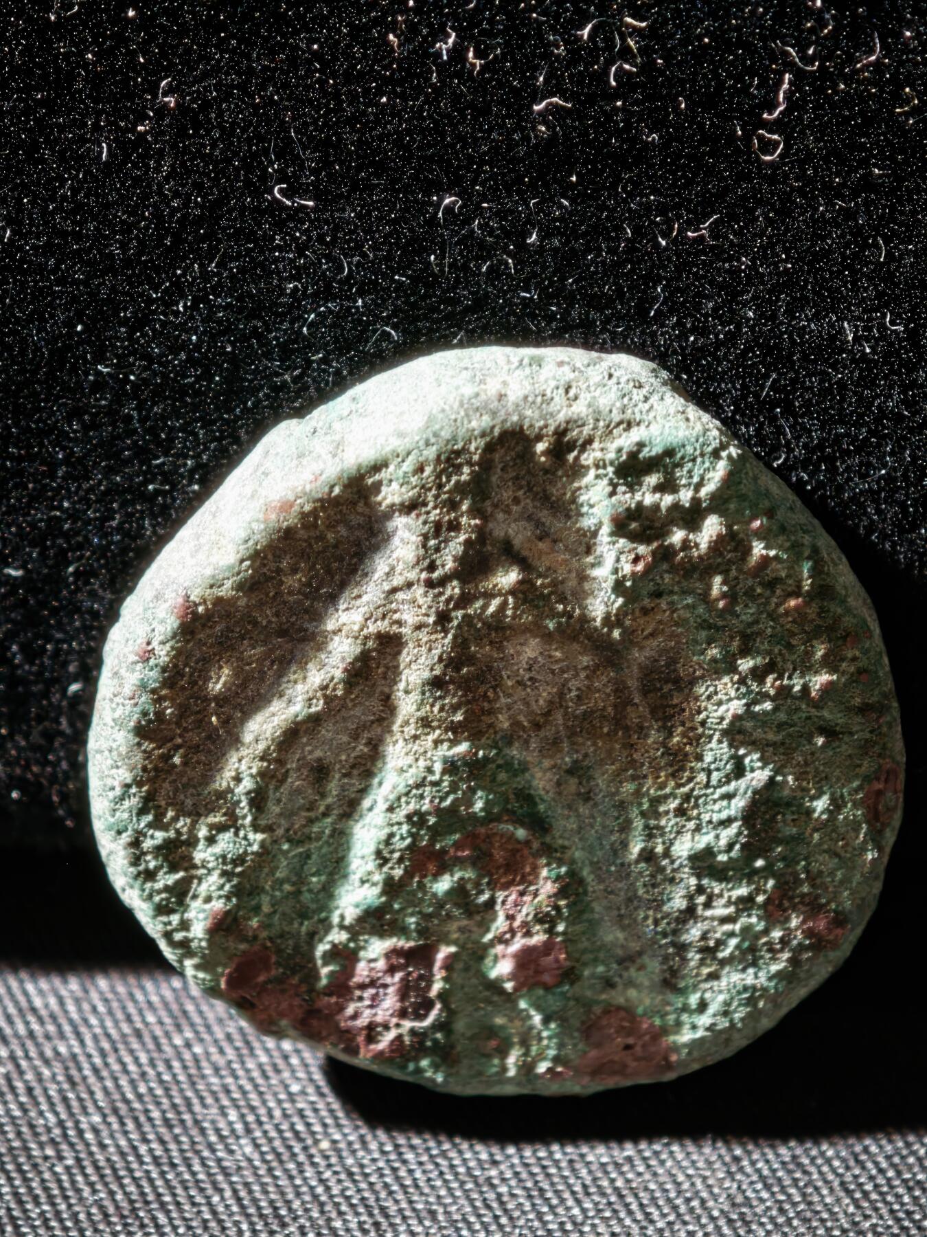 118期新疆红钱粟特钱币丝路钱币专场 C贵霜王朝铜币